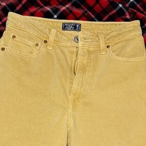 Abercrombie & Fitch Mustard Jeans